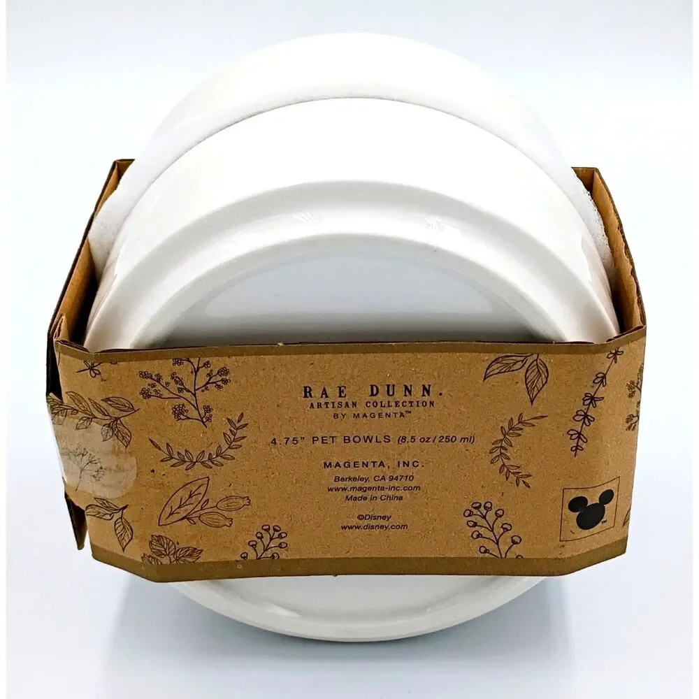 Rae Dunn Walt Disney WINNIE THE POOH Bowls Set of 3 Stackable Rumbly Tumbly New